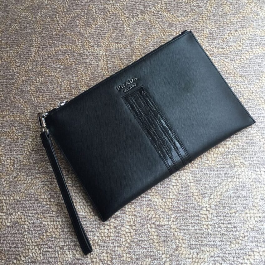 1532317890_3418872625_5 Replica Prada Large Pouch Black - 图片 7