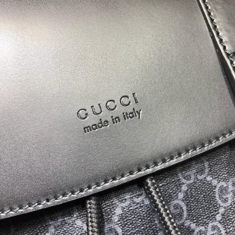 1541045799_3644196176_4 Replica Gucci Large Web Backpack Black - 图片 5