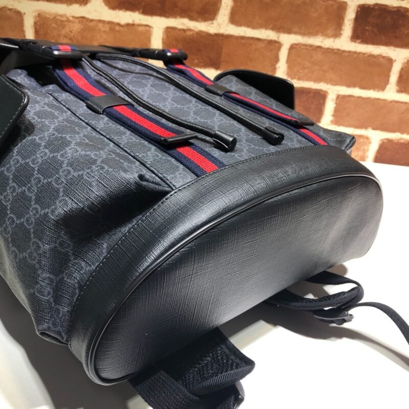 1541045799_3768576308_3 Replica Gucci Large Web Backpack Black - 图片 6