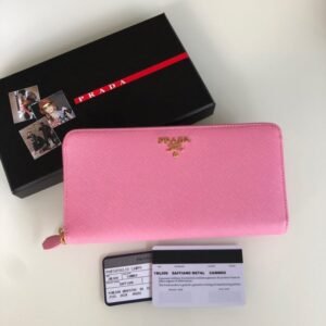 Elementor 页面 #30787 Replica Prada Saffiano Long Zipper Wallet Pink