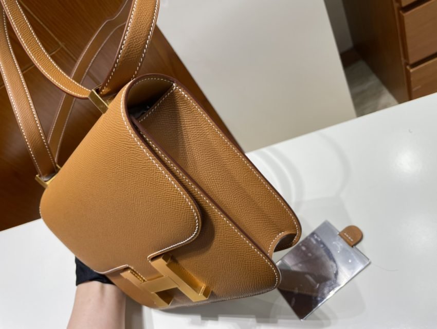 1664248782658_2 Replica Hermes Constance 24cm Golden Brown - 图片 6