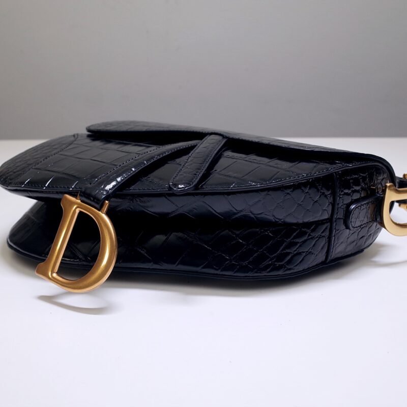20200103_i1578022994_161_4 Replica Dior Saddle Bag Crocodile Black - 图片 2