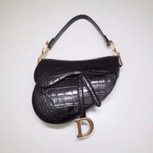 Elementor 页面 #30068 Replica Dior Saddle Bag Crocodile Black