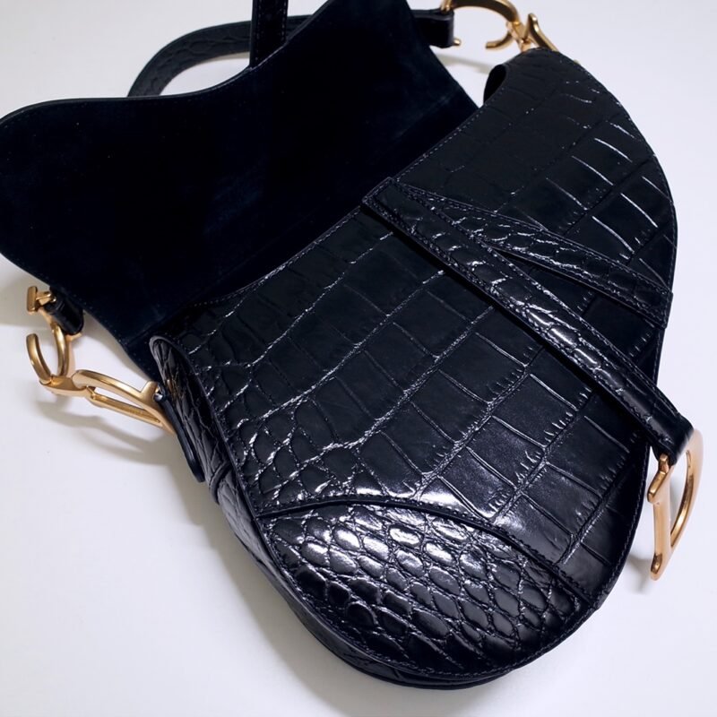 20200103_i1578022994_9206_5 Replica Dior Saddle Bag Crocodile Black - 图片 9