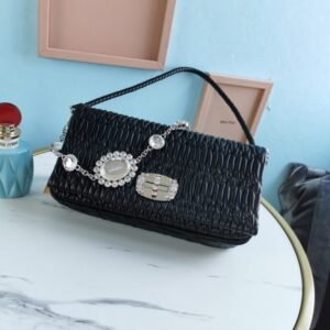Elementor 页面 #30185 Replica Miu Miu Crystal Handbag Black