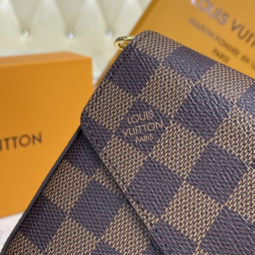 20201121_i1605964256_7576_4 Replica Louis Vuitton Félicie Pochette Brown Grid - 图片 4