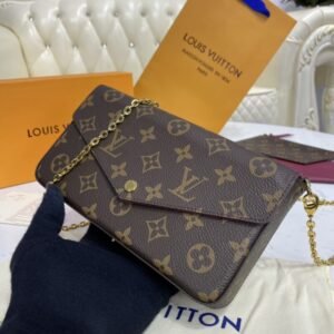 Elementor #30774 Replica Louis Vuitton Félicie Pochette Brown