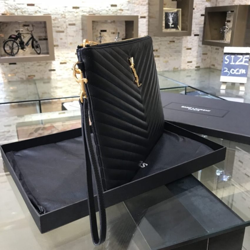 20210310_i1615349894_7139_2 Replica Yves Saint Laurent Pouch Black - 图片 3