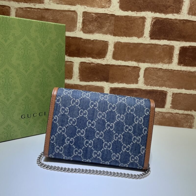 20210322_i1616389045_4439_1 Replica Gucci Dionysus GG Chain Wallet Denim Blue - 图片 2