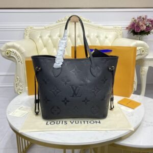 Replica Louis Vuitton Neverfull MM Full Black