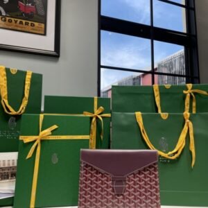 Replica Goyard Camond Pouch Bordeaux