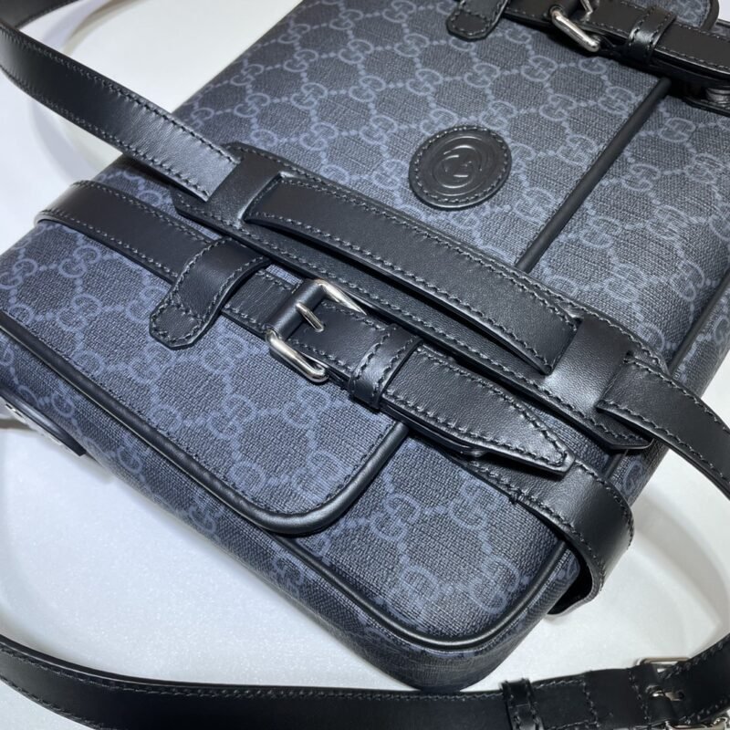 20210706_i1625551190_4680_6 Replica Gucci GG Supreme Shoulder Bag Black - 图片 7