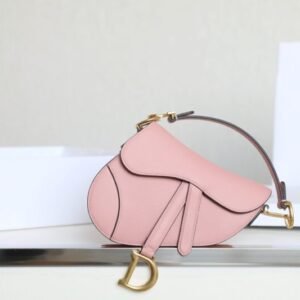 Replica Dior Saddle Bag Small Pink