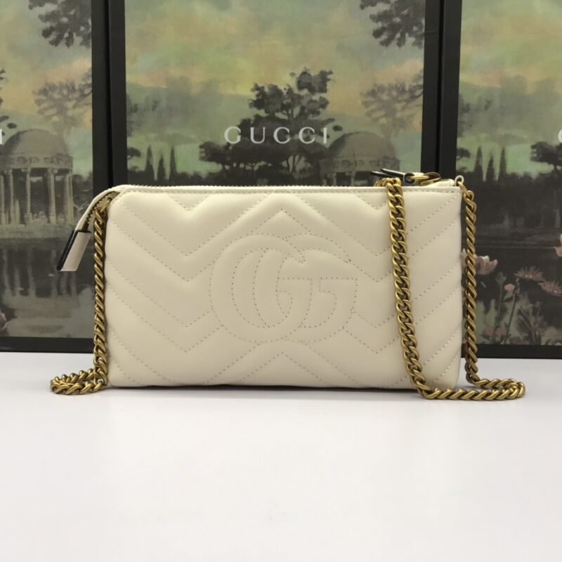20210913_i1631497581_4551_1 Replica Gucci Marmont Matelasse Wallet On Chain White - 图片 5