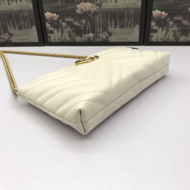 20210913_i1631497581_9680_6 Replica Gucci Marmont Matelasse Wallet On Chain White - 图片 9