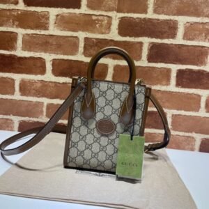 Replica Gucci  Ophidia Mini Tote Bag  Beige