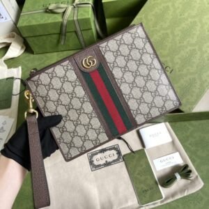 Replica Gucci  Ophidia Web Clutch
