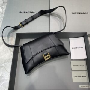 Replica Balenciaga Hourglass Mini Black