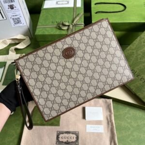 Replica Gucci  Ophidia  Clutch Brown