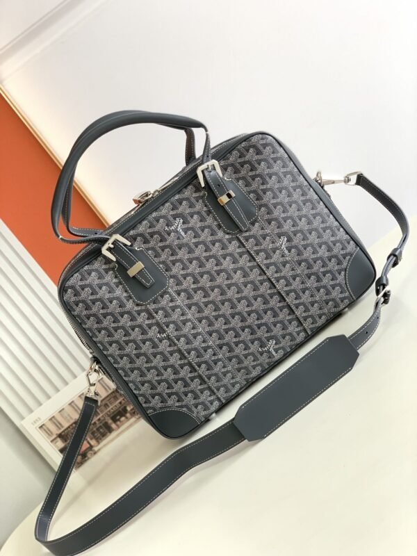 20220128_i1643347790_6609_2 Replica Goyard Ambassade Briefcase Grey - 图片 7