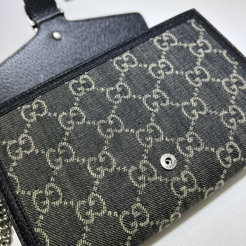 20220312_i1647058092_176_5 Replica Gucci Dionysus GG Chain Wallet Denim Black - 图片 2