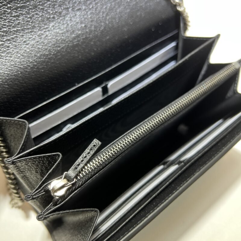 20220312_i1647058092_6938_4 Replica Gucci Dionysus GG Chain Wallet Denim Black - 图片 4
