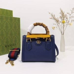 Replica Gucci   Diana Small Tote Blue