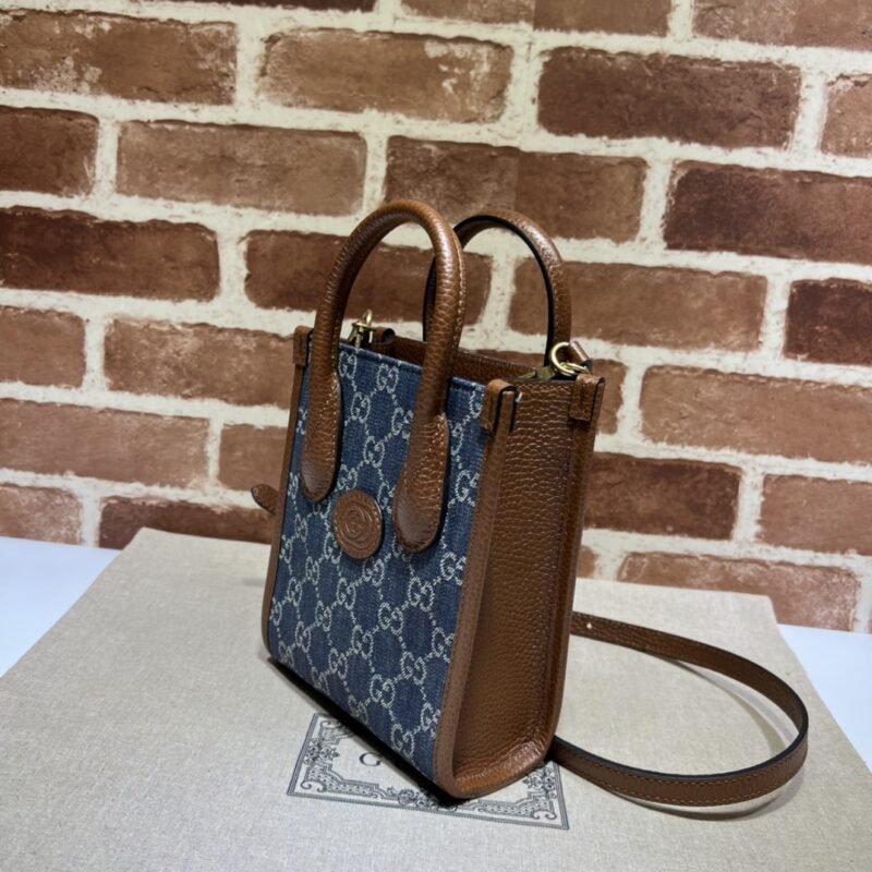 20220426_i1650944515_3257_1 Replica Gucci Ophidia Mini Tote Bag Blue Denim - 图片 5