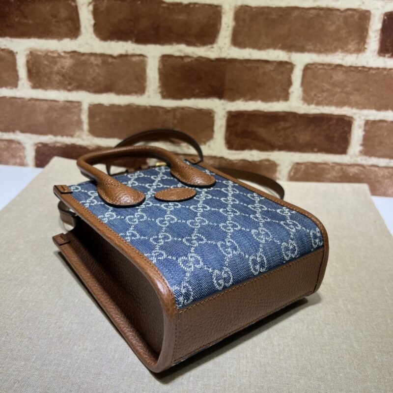 20220426_i1650944515_4145_3 Replica Gucci Ophidia Mini Tote Bag Blue Denim - 图片 6