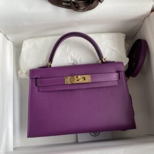 Elementor #30145 Replica Hermes Kelly Epsom Anemone Purple
