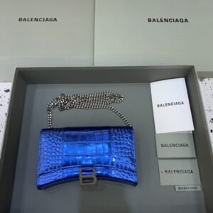 Replica Balenciaga Hourglass On Chain Blue