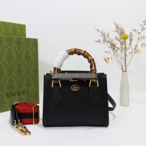 Replica Gucci   Diana Small Tote Black