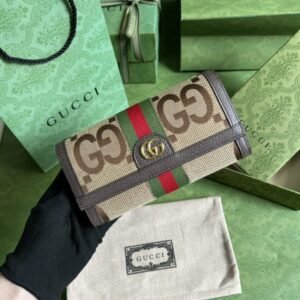 Replica Gucci  Ophida Jumbo Long Wallet