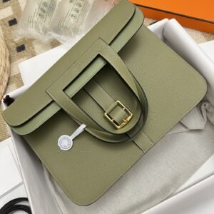 Replica Hermes Halzan  Green