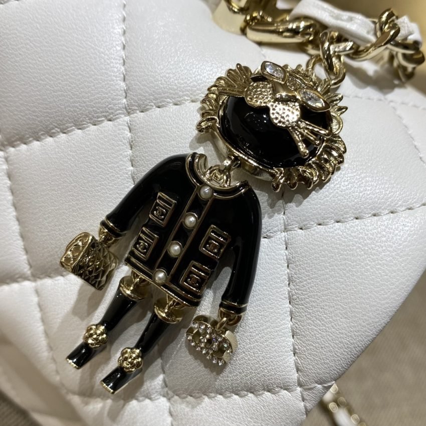 20220526_i1653496172_8572_2 Replica CHANEL CF 20 cm Lion White - 图片 7