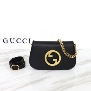 Replica Gucci  Blondie  Leather Black