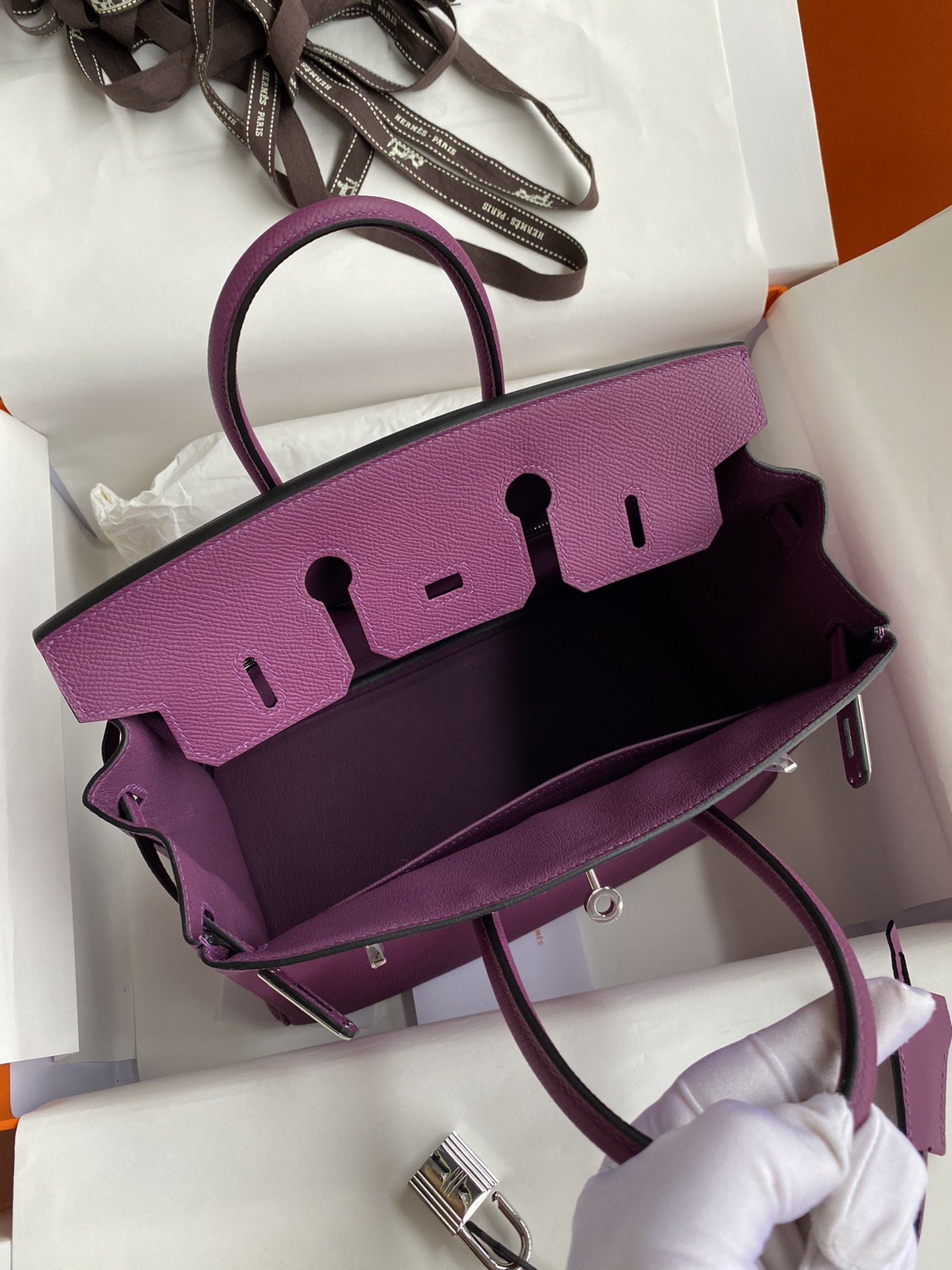 20220704_i1656916192_4772_6 Replica Hermes Birkin Epsom Anemone Purple - 图片 3