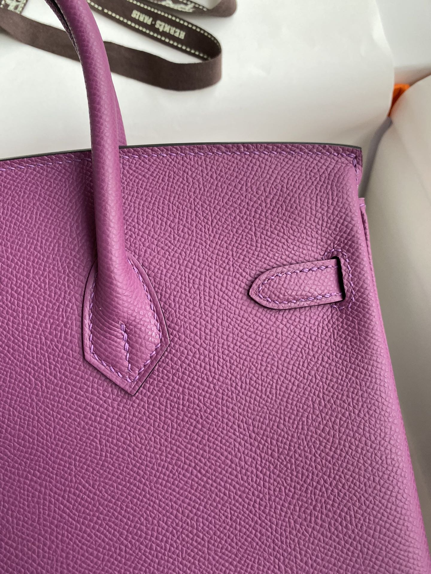 20220704_i1656916192_7419_3 Replica Hermes Birkin Epsom Anemone Purple - 图片 6