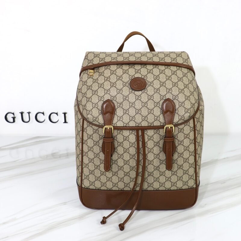 20220711_i1657485267_3421_0 Replica Gucci Interlocking Double G Backpack Beige