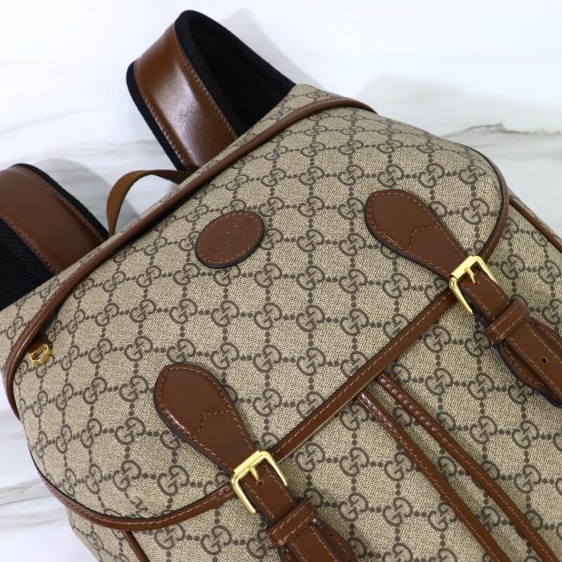 20220711_i1657485267_4760_3 Replica Gucci Interlocking Double G Backpack Beige - 图片 3