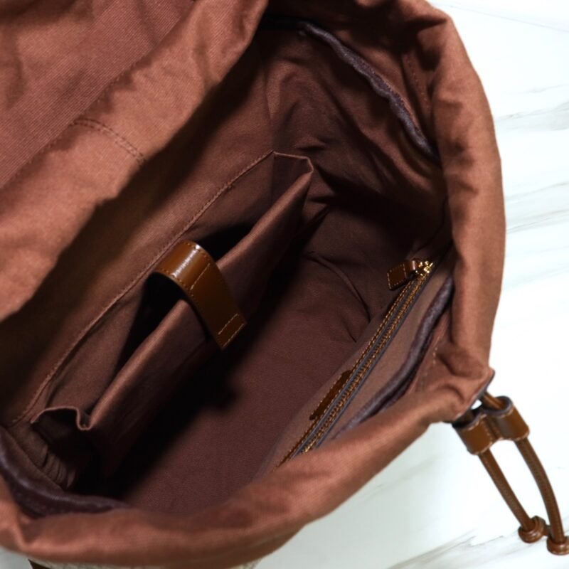 20220711_i1657485267_4881_6 Replica Gucci Interlocking Double G Backpack Beige - 图片 4