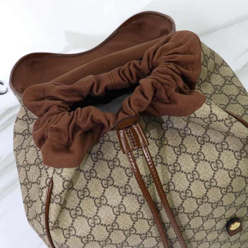 20220711_i1657485267_5045_5 Replica Gucci Interlocking Double G Backpack Beige - 图片 5