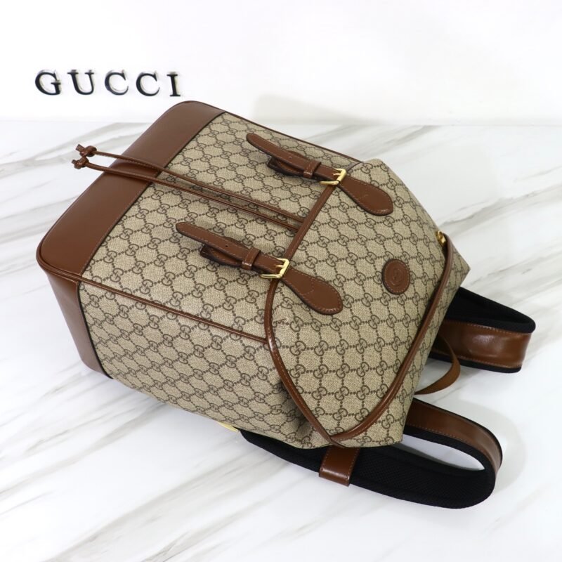 20220711_i1657485267_6486_7 Replica Gucci Interlocking Double G Backpack Beige - 图片 7