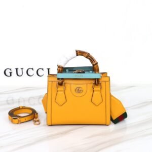 Replica Gucci   Diana Small Tote Yellow