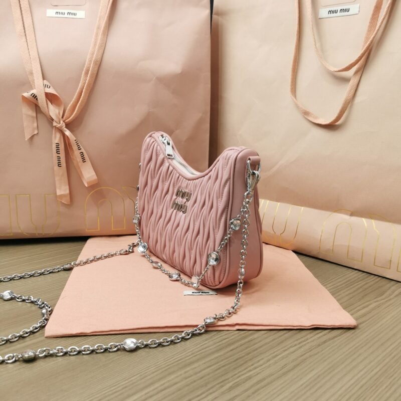 20220721_a1658334683459_1665 Replica Miu Miu Matelassé Crystal Pink - 图片 3
