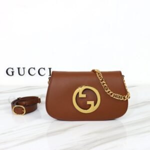Replica Gucci  Blondie Leather Brown