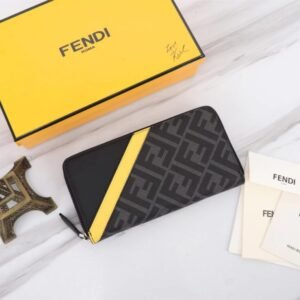 Elementor 页面 #30802 Replica Fendi FF Black Wallet