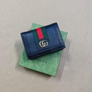 Replica Gucci  Ophidia Compact  Black Wallet