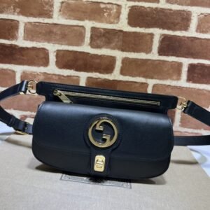 Elementor #30111 Replica Gucci G Blondie Waist Canvas Black
