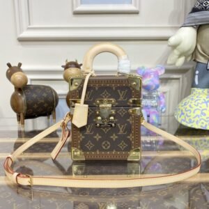 Replica Louis Vuitton Camera Box Brown Classic